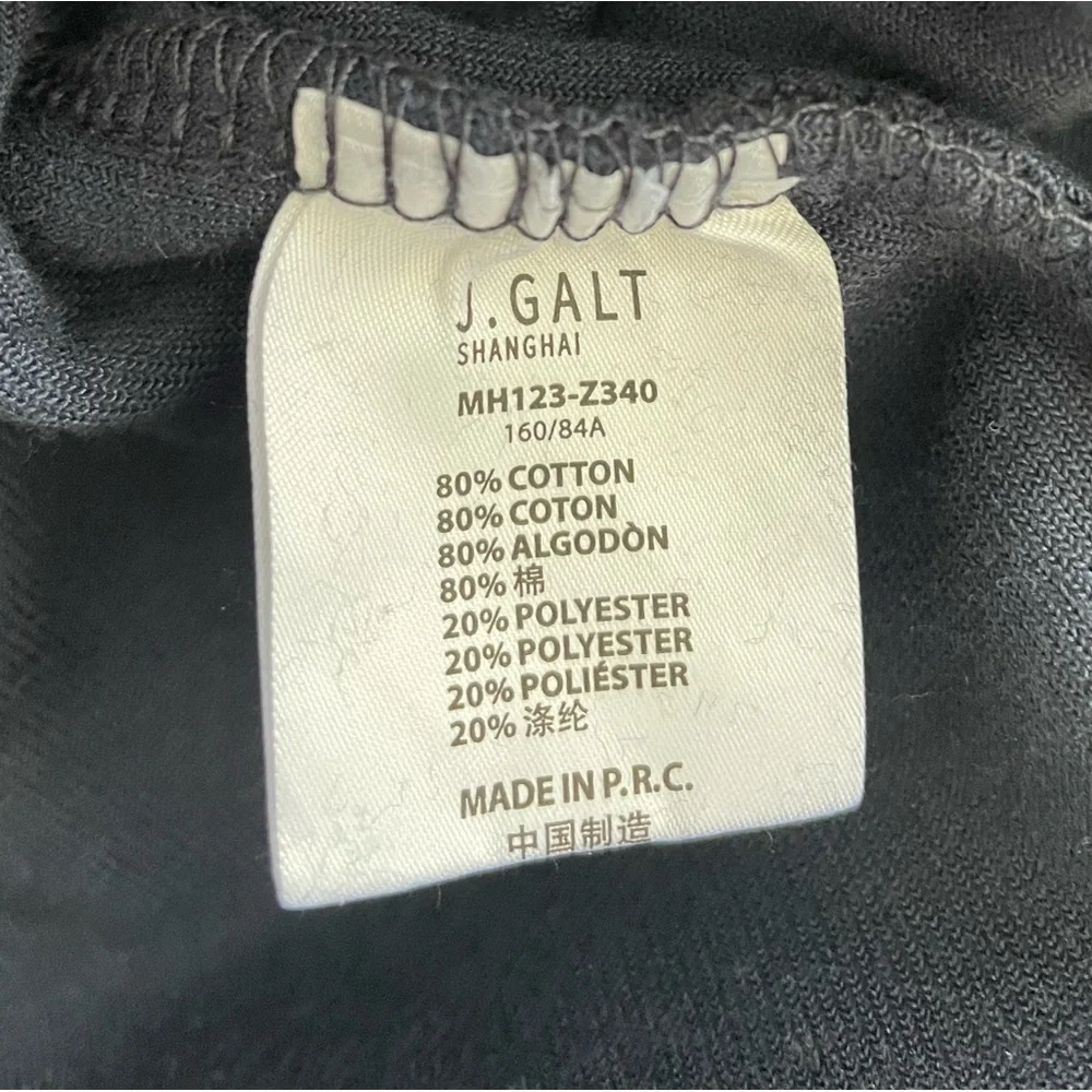 JOHN GALT / BRANDY MELVILLE Velour Full Zip Hoodie in Navy - New With Ta…